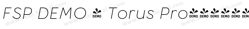 FSP DEMO - Torus Pro字体转换